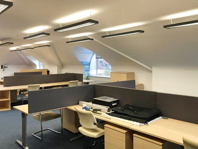 Workspace area for Corner Oak offices to rent Solihull at 1 Homer Road