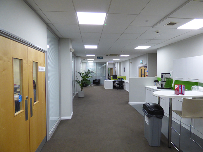Breakout area in offices for sale Coventry