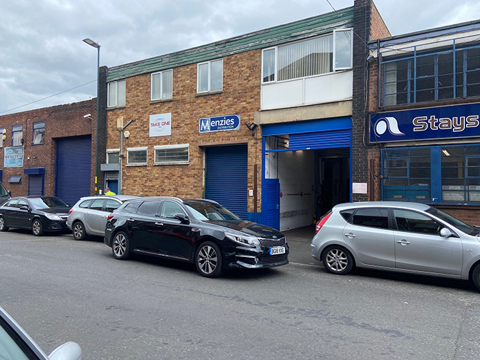 External view of 10 Eyre Street industrial units for sale West Midlands