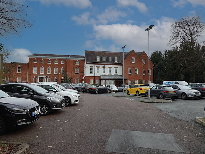 Offices to rent near M42 at De Montfort House, with excellent on-site parking and EV charging points