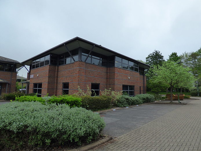 External view of 2430 Regents Court, self-contained, refurbished offices for sale on Birmingham Business Park, Solihull