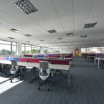 Internal office floor layout at Oak House offices, Worcester