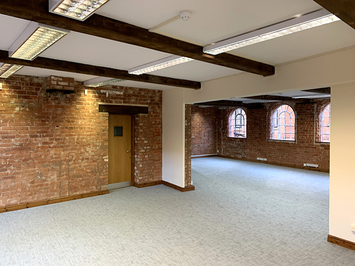 Interior of Empire Court, offices in Redditch