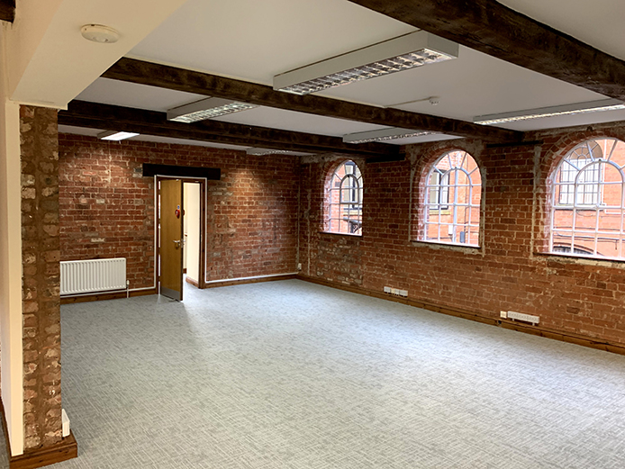 Interior of Empire Court, offices in Redditch