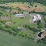 Aerial view of Abbey Park Office Campus, Leamington Spa, Warwick, Coventry, Kenilworth