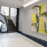 Newly refurbished entrance hall to New Oxford House - New Oxford House offices Birmingham