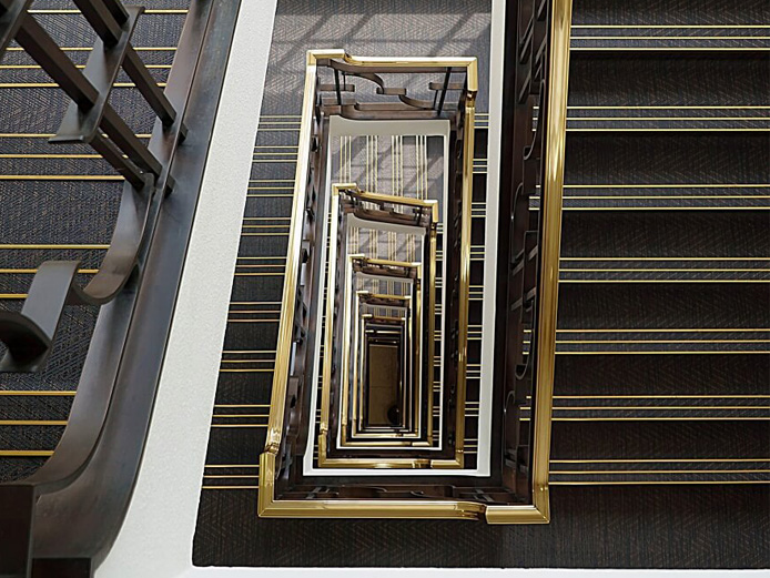 Stairwell of New Oxford House offices Birmingham