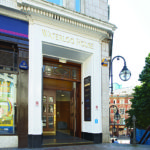Entrance to Waterloo House offices to rent Birmingham city centre
