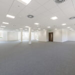 Spacious open plan office space to let, refurbished with carpeting throughout and plenty of natural light
