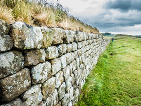 Hadrian's Wall - cycled coast to coast for Dementia UK