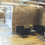 Reception area of The Walker Building - offices to let Birmingham