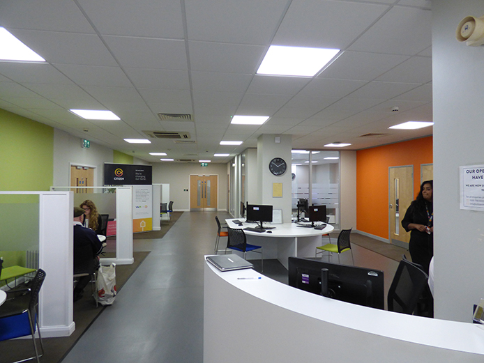 Interior of 9 Little Park Street freehold offices for sale Coventry