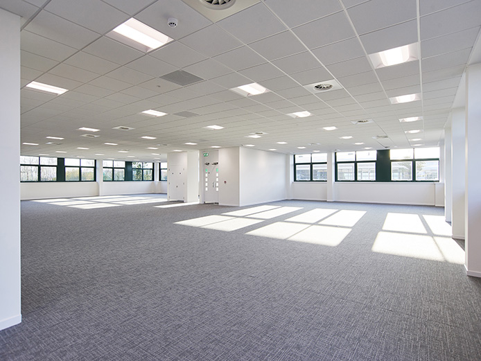 1 Waterfront - view of open plan office space Brierley Hill