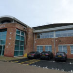 Cala House offices Solihull - external view with parking