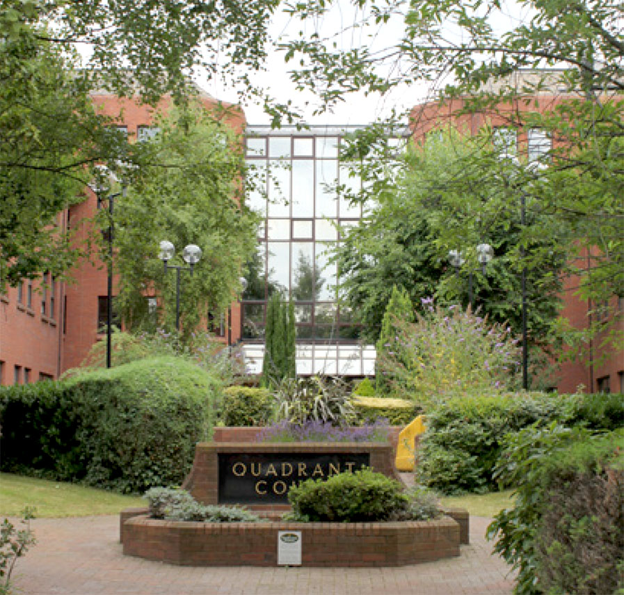 Quadrant Court - the site of new serviced offices Edgbaston - KWB's Q1 2020 Birmingham office market research