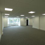 Internal view of open plan office space Solihull at 2 Stratford Court