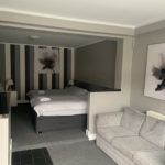 Bedroom interior at Fairway Motel, motel to buy Rugeley