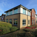 External view of 12 The Courtyard, offices to let Bromsgrove