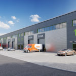 CGI of Holbrook Park small industrial units Coventry