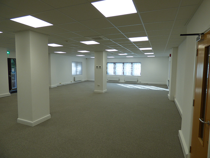 Internal view of self-contained office space Hockley Heath