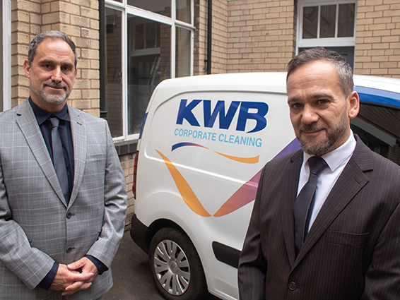 Jim Duffy and Paul Winters of KWB Corporate Cleaning