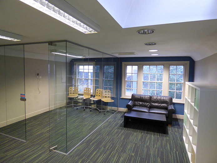 Small office suite Solihull with glazed meeting room at 695 Warwick Road