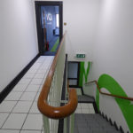 Hallway and staircase at offices Birmingham city centre