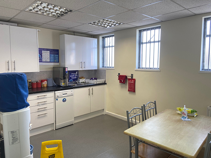 Kitchen and breakout facilities for industrial space Aldridge, Walsall