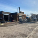 Tarmac and concrete yard for rare industrial unit for sale Aldridge, Walsall