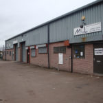 Exterior rear view of 10 Westgate Trading Estate, industrial unit to rent West Midlands