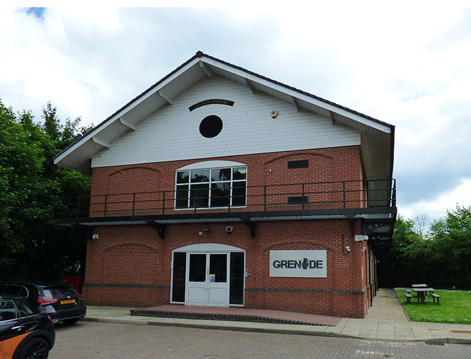 Close up external, offices to let Solihull, offices Solihull