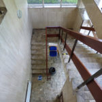 View of internal staircase within St James Place offices for sale Birmingham