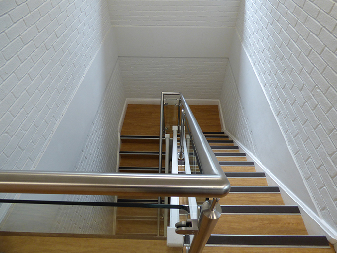 View of internal staircase at Arden house offices Solihull