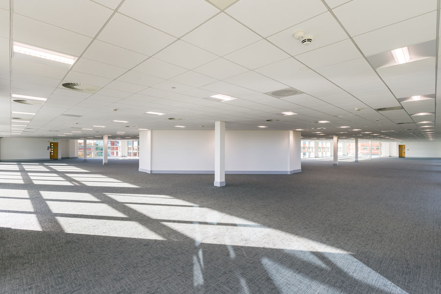 High quality open plan office space at One Kings Court Worcester