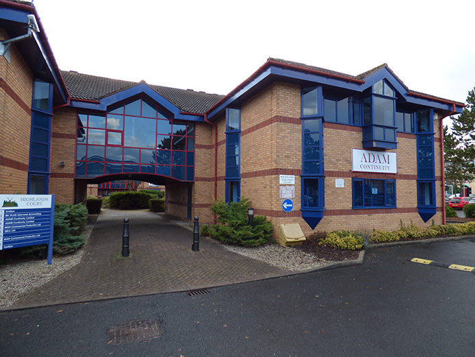 Exterior 4 Highlands Court, offices for sale Solihull