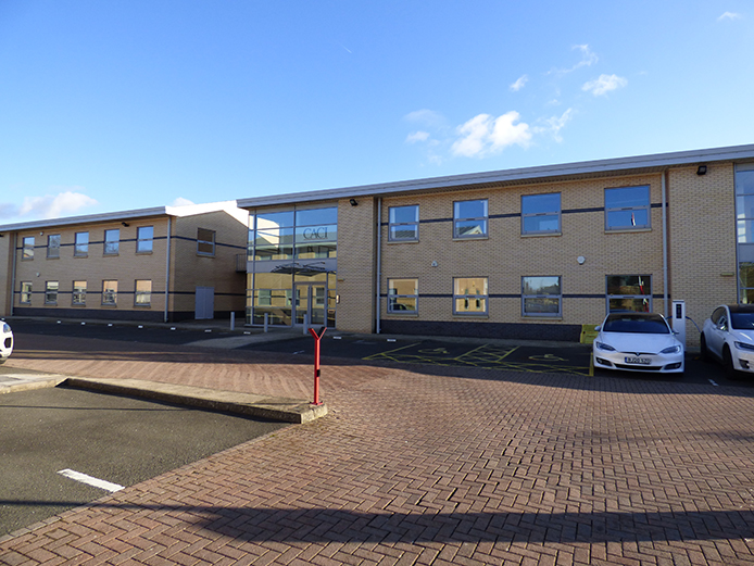 External view of high quality offices for sale Solihull with excellent on-site parking