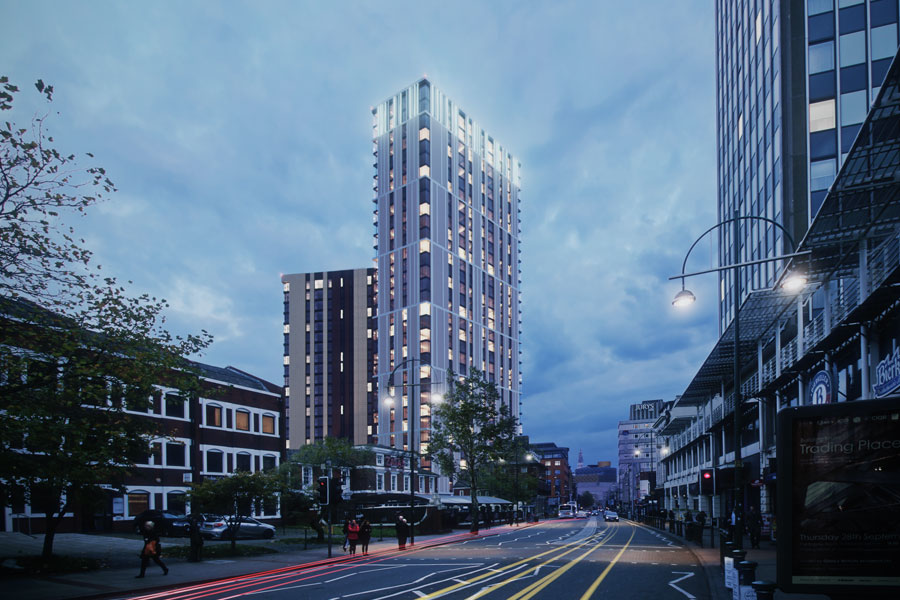 The Bank residential development in Birmingham, for which KWB provides landlord accounting and block management services
