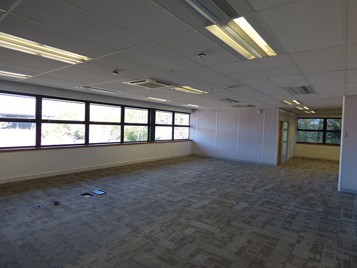 Open plan office space in Solihull, with plenty of natural light and double-glazed windows