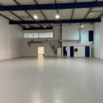 Redditch industrial unit to rent, warehouse space with eaves height of 4.4-5.6m, metal and brick cladding