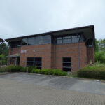 External view of 2430 Regents Court, providing 4,804 sq ft of offices for sale in Solihull, refurbished, detached office building