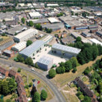 Exterior overhead shot at Garretts Green Lane - industrial units to let Birmingham.