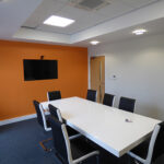 Refurbished meeting room at bright, spacious offices for sale in Solihull at Birmingham Business Park