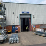 Ground floor loading door onto secure yard area, industrial unit with business park location
