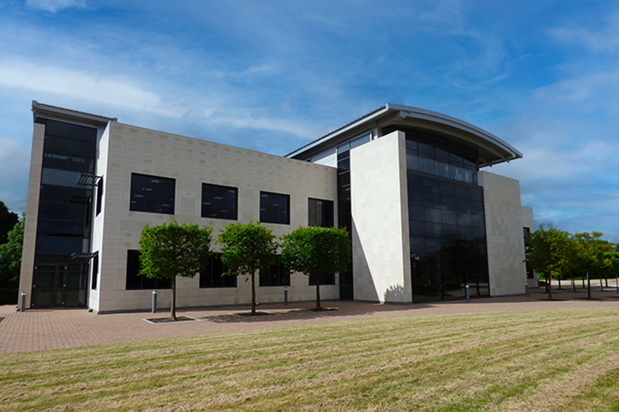 Exterior view of Nelson House, Blythe Valley Business Park, a self-contained office building near M42 J4