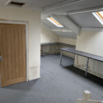 Interior, office / storage space at mezzanine level, 155 Bromford Lane, offices to let Birmingham