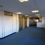Internal open plan offices with private meeting rooms