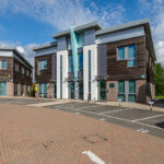 External of Quartz Point, self-contained office space for sale/to let in Solihull
