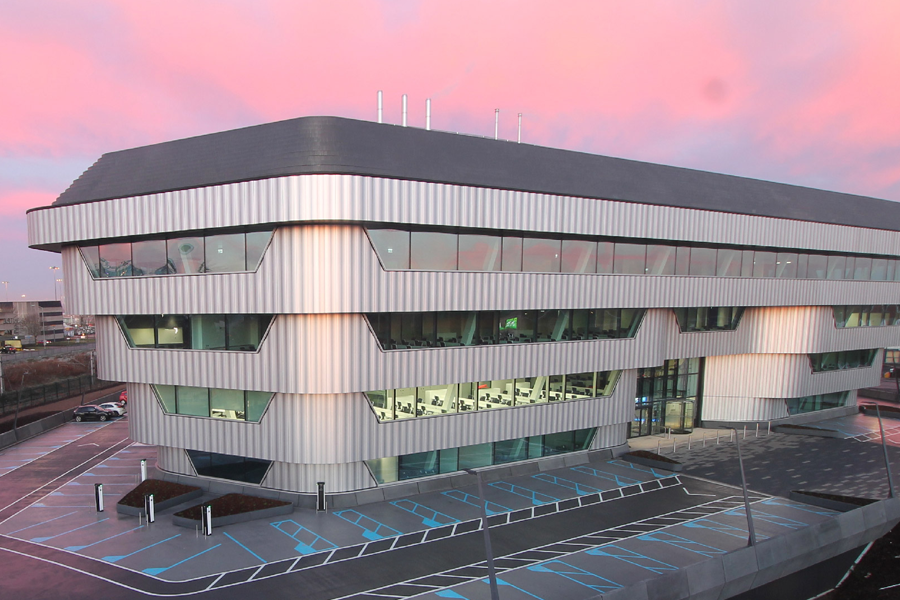 Exterior of Ingenuity House, near Birmingham Airport, which saw the largest deal of Q3 Solihull office market