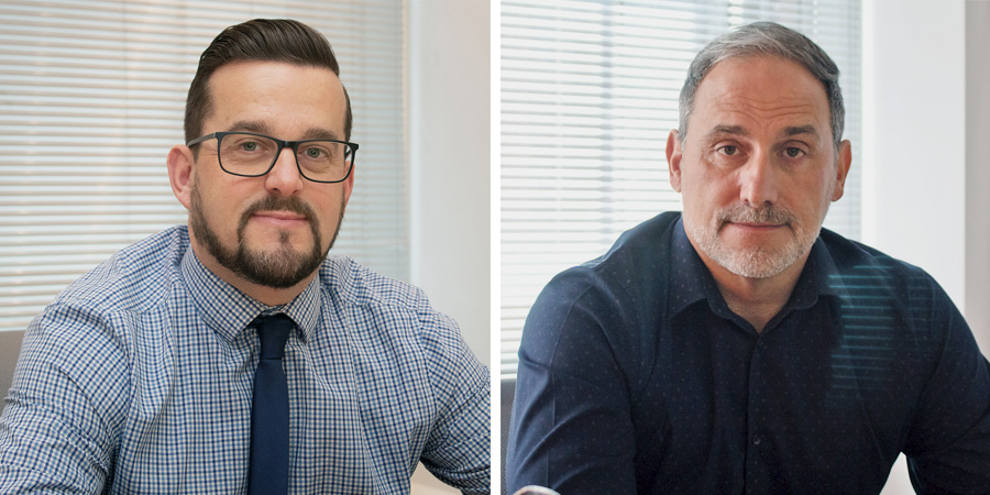 James Healing, Head of Operations and Jim Duffy, Managing Director - KWB Corporate Cleaning