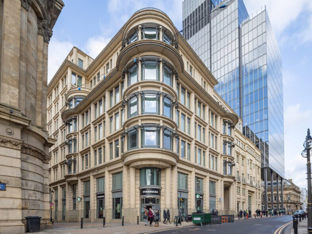 125 Colmore Row, Birmingham city centre is being refurbished as Lloyds' new sustainable hub in 2 years' time